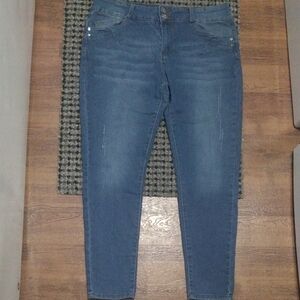 Stylish Blue Ankle-Length Women's Jeans